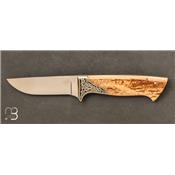 Couteau Droit Ivoire de mammouth par D'Alton Holder n°4