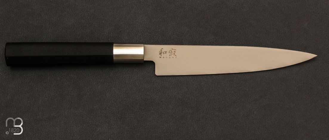 Couteau Japonais KAI Wasabi Black - Universel 15 cm - 6715U