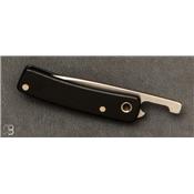 Couteaux Morris Knives Drop Point Micarta Noir