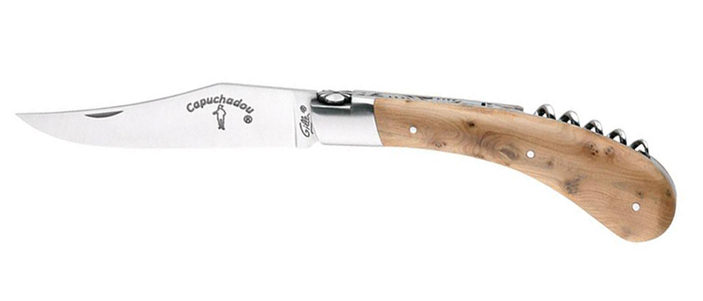 Couteau de poche pliant Capuchadou 2P 12cm Genévrier