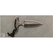 Couteau de cou Push Dagger Black moyen