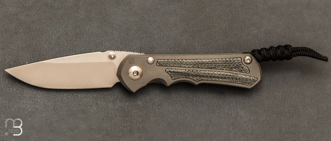 Couteau  Small Inkosi Drop Point - Canvas Micarta - Chris Reeve