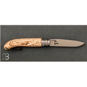 Alpage Wild boar Hunt Beech pocket knife