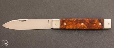 Couteau "  Canif 12cm  " RWL-34 et loupe de bois de fer par Romain Alvarez