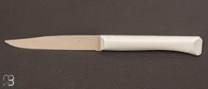 Set of 4 Opinel table knives Bon Appétit + white