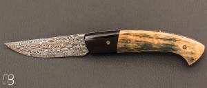 Couteau  " 1515 " collection " Masa " par Manu Laplace - Ivoire de mammouth 