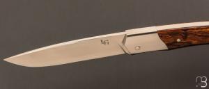   Couteau " 1820 Berthier " par Laurent Gaillard - Bois de fer et 14C28N 