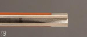   Couteau " APEX " custom de Lionel Lalague - Micarta et RWL34