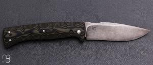    Couteau " Apocalypto " par Pierre Henri Monnet et Laurent Gaillard - G10 et 90McV8