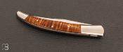 Couteau " Arkansas Toothpick " Self-lock par Scott Sawby - Koa