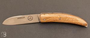 Couteau " L'Aurhalpin  "  par la coutellerie Dubesset - Châtaignier et 14C28