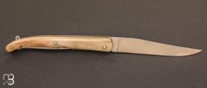 Couteau Aveyronnais Berthier 13cm 2 pièces pointe de corne