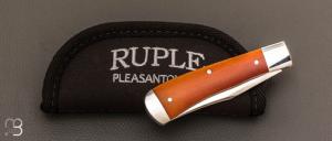 Couteau " Back Pocket " par Bill Ruple - Micarta Westinghouse