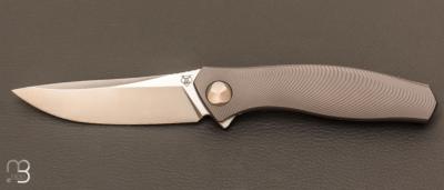 "Bio LIMITED EDITION" knife by Shirogorov and Dmitry Sinkevich - Titanium and M398