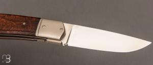   Couteau  "  Bohème " custom par Rémi Lavialle - RWL34 et bois de fer