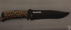  Couteau "Bowie" Édition Limitée 20 ans Wildsteer - Paracorde et lame noire