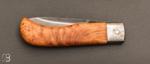  Couteau de poche Le Bugiste Frêne par Frédéric Maschio