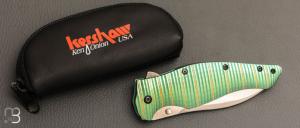 Couteau " Bump 1590GR #0369  " par Kershaw - Titane et S30V