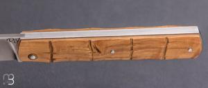    Couteau " Canif " custom par David Breniere - Buis sculpté et Elmax