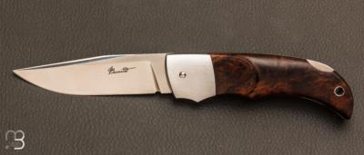 Couteau " Chantou " ironwood et lame RWL34 par Charly Bennica