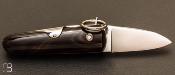 Couteau Coup de Poing 9 cm Corne blonde par J. Mongin