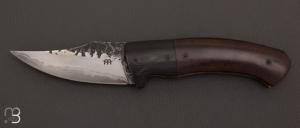  Couteau  "  Custom " pliant artisanal San-Maï et bois de fer de Mariano Yannoni