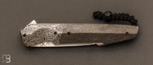 Couteau " Custom flipper " par Florian Keller - Fatcarbon et RWL34