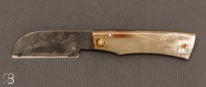    Couteau " Eustache " pimontais par Geoffroy Gautier - Corne noire