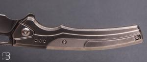   Couteau " Zizzit WE23031-4 " WE KNIFE - Titane et Fatcarbon