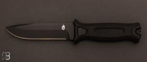 Couteau " Strongarm Black " lame lisse par Gerber - GE003654
