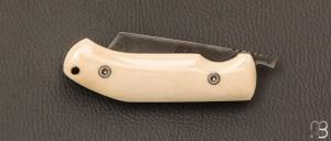   Couteau " Giaponino " liner-lock par CITADEL - Os et N690Co