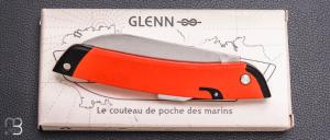  Couteau de poche " Glenn de la SNSM " - Acier MA5 et filets de pêche recyclés