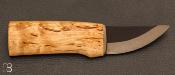Couteau Grand-père carbone bouleau / R120 par Roselli