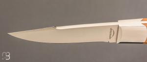 Couteau " Hunter " fixe par Schuyler Lovestrand - Ivoire de mammouth