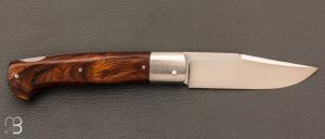    Couteau " Illicite " par Les Couteliers de Fontainebleau - Bois de fer et RWL-34