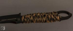  Couteau Karlican Édition Limitée 20 ans Wildsteer - Paracorde et lame noire