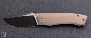   Couteau " Kazy " par Böker Plus - Collaboration Gabriel Berthelemy - G10 et Nitro-V
