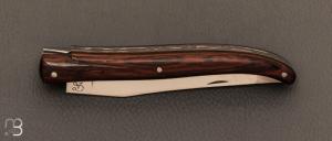  Couteau "  Laguiole " custom de Armand Cayzac - Manche en bois de violette