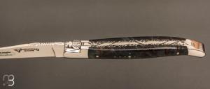  Couteau Laguiole Aubrac Loupe de peuplier stabilisée