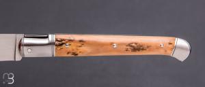     Couteau " Laguiole droit " par Erwan Aubriet - Ivoire de mammouth et RWL34