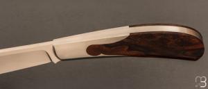  Couteau  " Lanny's clip " custom de Jean Baptiste Leveque - Bois de fer et RWL34
