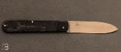 Couteau "Le Canif" Inox mitres par Julien MARIA - Lame acier inoxydable 14C28N