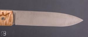  Couteau " Le Gone " mid-tech design d'Eric Depeyre  - Bouleau et 12C27 