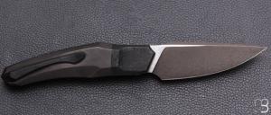  Couteau " custom Liner-lock " de Berthelemy Gabriel - La Forge Agab - Zirconium et D2