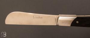  Couteau  " London 11 cm Palanquille arrière " par Fontenille-Pataud - Ebène