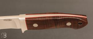    Couteau " Loveless Drop Point 4" " par Shaun Bruwer - Autralian Ringed gidgee et N690