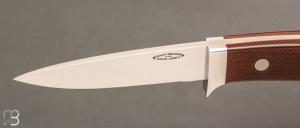   Couteau " Loveless Lamb Handled Bird " par Shaun Bruwer - Westinghouse micarta et RWL34