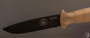 Couteau " MT-55 " édition limitée 20 ans par Wildsteer - X46Cr13 et Tactipren coyote