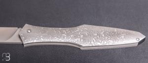    Couteau " Magna Pinna " fait main par Laraud Blade  - Acier "Pshit wash" et 14C28
