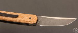   Couteau «  Small Sanjo  » par Guy Poggetti - Micarta et Elmax
